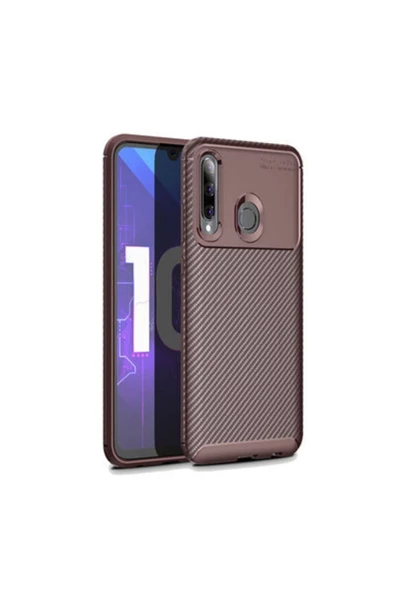 CEPCASE    Huawei Honor 20 Lite Kılıf Ultra Slim Fit Karbon Tasarım Tam Kalıp+nano Ekran Koruma