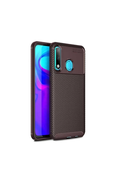 CEPCASE    Huawei P30 Lite Kılıf Ultra Slim Fit Karbon Tasarım Tam Kalıp+nano Ekran Koruma