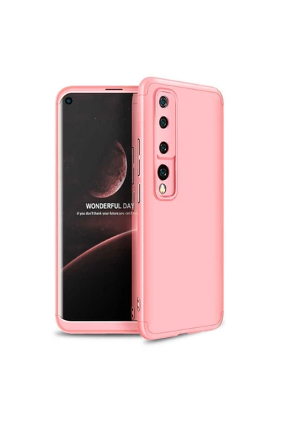 CEPCASE    Xiaomi Mi 10 Kılıf 3 Parça Tam Koruma Zore Ays Kapak