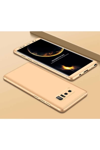 CEPCASE    Galaxy Note 8 Kılıf 3 Parça Tam Koruma Zore Ays Kapak
