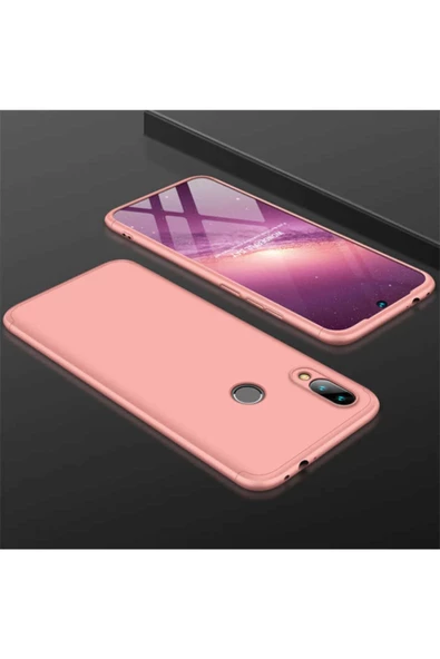 CEPCASE    Xiaomi Redmi Note 7 Kılıf 3 Parça Tam Koruma Zore Ays Kapak
