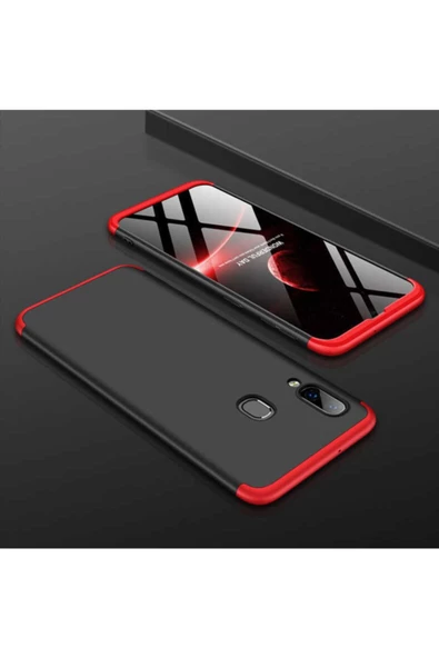 CEPCASE    Galaxy A10s Kılıf 3 Parça Tam Koruma Zore Ays Kapak - 1