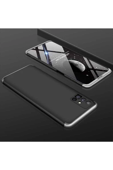 CEPCASE    Galaxy M51 Kılıf 3 Parça Tam Koruma Zore Ays Kapak - 1