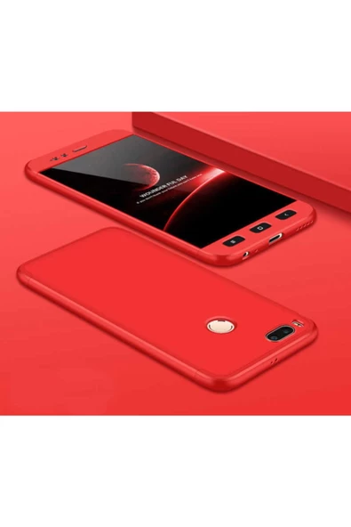 CEPCASE    Xiaomi Mi 5x Kılıf 3 Parça Tam Koruma Zore Ays Kapak