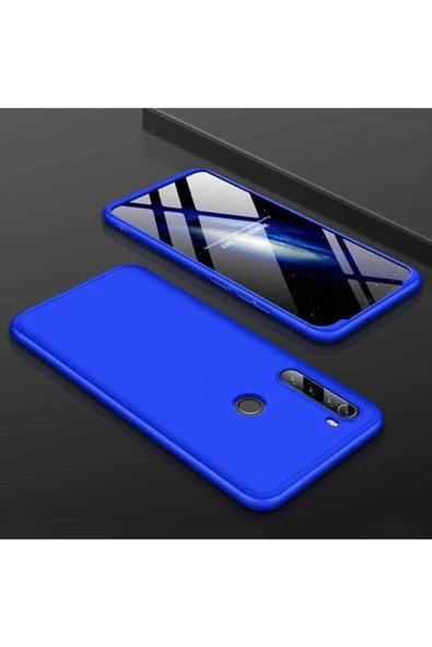 CEPCASE    Xiaomi Redmi Note 8 Kılıf 3 Parça Tam Koruma Zore Ays Kapak