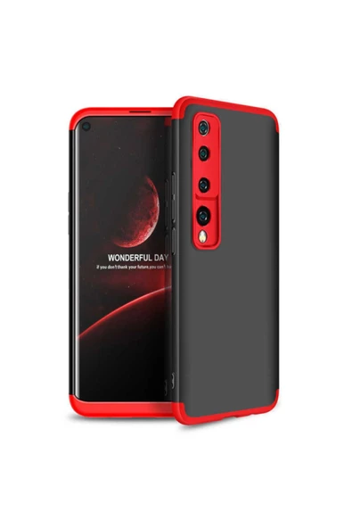 CEPCASE    Xiaomi Mi 10 Kılıf 3 Parça Tam Koruma Zore Ays Kapak