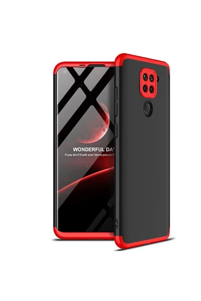 CEPCASE    Xiaomi Redmi Note 9 Kılıf 3 Parça Tam Koruma Zore Ays Kapak
