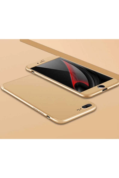 CEPCASE    Iphone 7 Plus Kılıf 3 Parça Tam Koruma Zore Ays Kapak