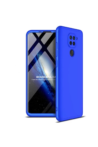 CEPCASE Xiaomi Redmi Note 9 Kılıf 3 Parça Tam Koruma Zore Ays Kapak