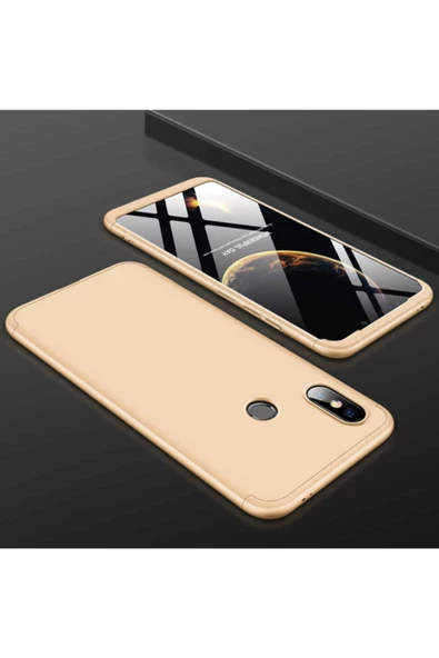 CEPCASE    Xiaomi Mi Max 3 Kılıf 3 Parça Tam Koruma Zore Ays Kapak
