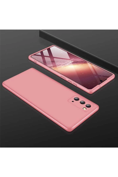 CEPCASE    Galaxy Note 20 Kılıf 3 Parça Tam Koruma Zore Ays Kapak