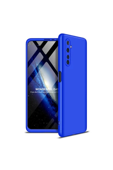 CEPCASE    Realme 6 Pro Kılıf 3 Parça Tam Koruma Zore Ays Kapak