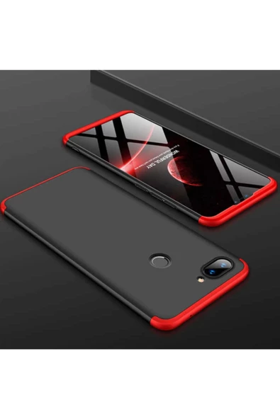 CEPCASE    Xiaomi Mi 8 Lite Kılıf 3 Parça Tam Koruma Zore Ays Kapak
