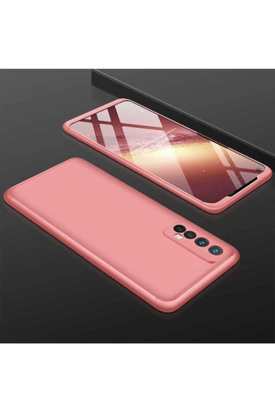 CEPCASE    Realme 7 Kılıf 3 Parça Tam Koruma Zore Ays Kapak