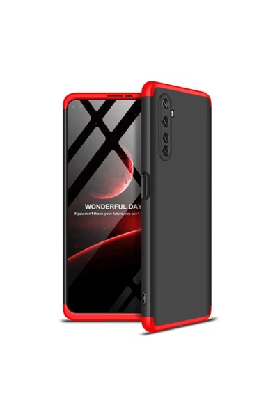 CEPCASE    Realme 6 Pro Kılıf 3 Parça Tam Koruma Zore Ays Kapak