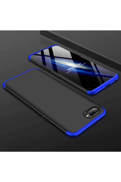 CEPCASE    Oppo Ax7 Kılıf 3 Parça Tam Koruma Zore Ays Kapak
