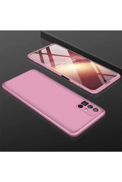 CEPCASE    Galaxy M51 Kılıf 3 Parça Tam Koruma Zore Ays Kapak - 1