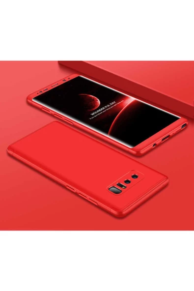 CEPCASE    Galaxy Note 8 Kılıf 3 Parça Tam Koruma Zore Ays Kapak