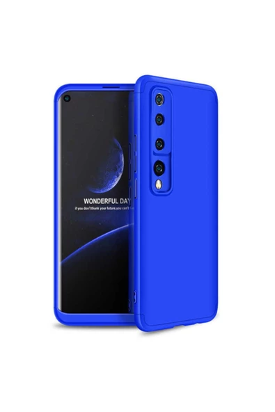 CEPCASE    Xiaomi Mi 10 Pro Kılıf 3 Parça Tam Koruma Zore Ays Kapak