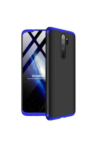 CEPCASE    Xiaomi Redmi Note 8 Pro Kılıf 3 Parça Tam Koruma Zore Ays Kapak