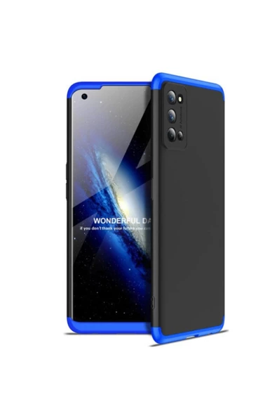 CEPCASE    Realme 7 Pro Kılıf 3 Parça Tam Koruma Zore Ays Kapak