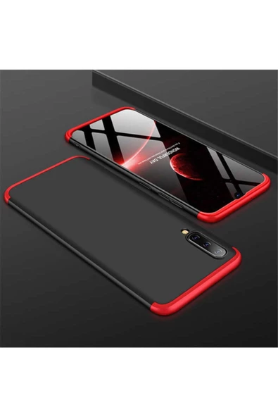 CEPCASE    Galaxy A50 Kılıf 3 Parça Tam Koruma Zore Ays Kapak - 1