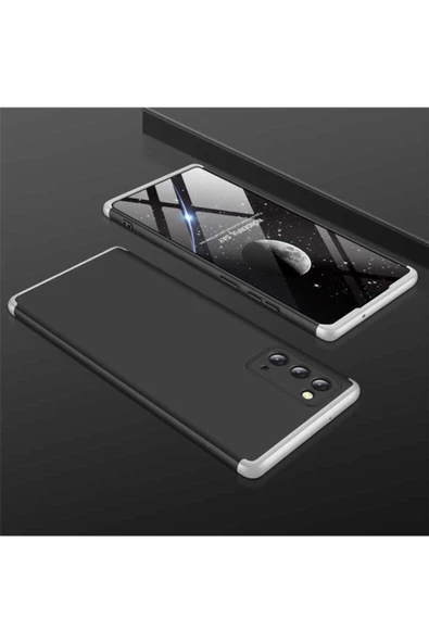 CEPCASE    Galaxy Note 20 Kılıf 3 Parça Tam Koruma Zore Ays Kapak