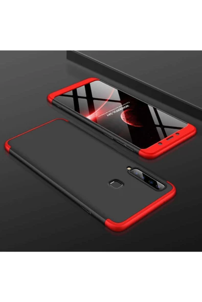 CEPCASE    Galaxy A9 2018 Kılıf 3 Parça Tam Koruma Zore Ays Kapak - 1