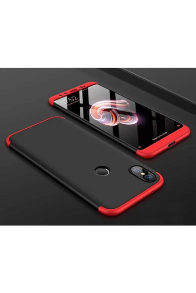 CEPCASE Xiaomi Mi 6x Kılıf 3 Parça Tam Koruma Zore Ays Kapak ürün görseli 1