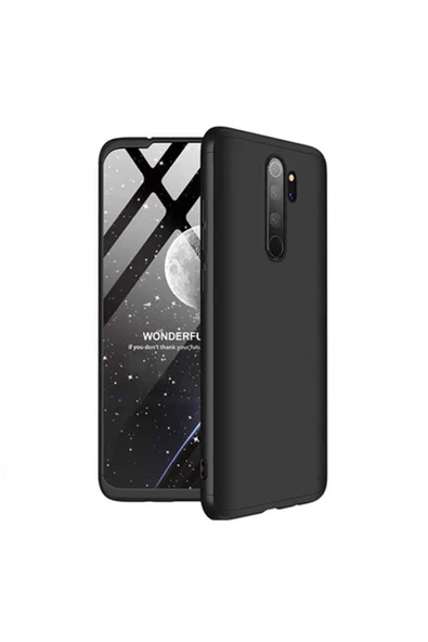 CEPCASE    Xiaomi Redmi Note 8 Pro Kılıf 3 Parça Tam Koruma Zore Ays Kapak