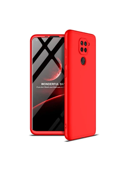 CEPCASE    Xiaomi Redmi Note 9 Kılıf 3 Parça Tam Koruma Zore Ays Kapak