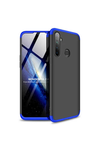 CEPCASE    Realme 5 Kılıf 3 Parça Tam Koruma Zore Ays Kapak - 1