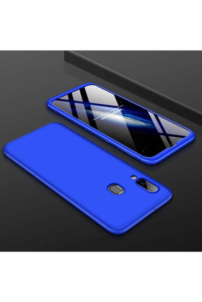 CEPCASE    Galaxy A20 Kılıf 3 Parça Tam Koruma Zore Ays Kapak ürün görseli 1