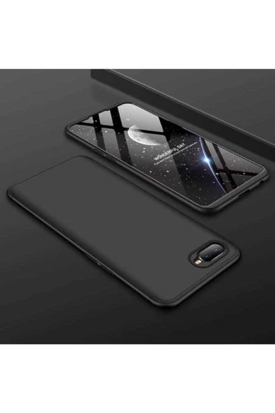 CEPCASE    Oppo Ax7 Kılıf 3 Parça Tam Koruma Zore Ays Kapak
