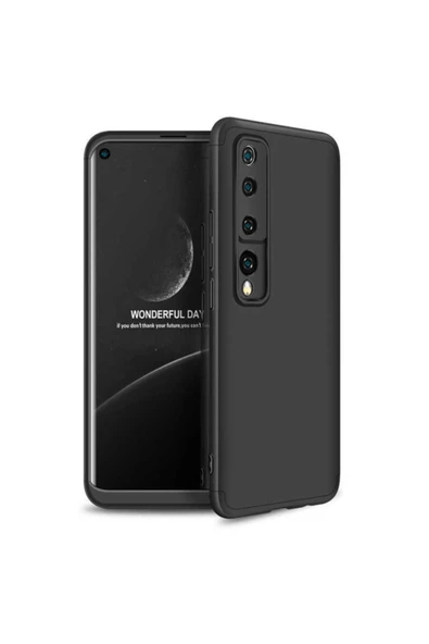 CEPCASE    Xiaomi Mi 10 Kılıf 3 Parça Tam Koruma Zore Ays Kapak