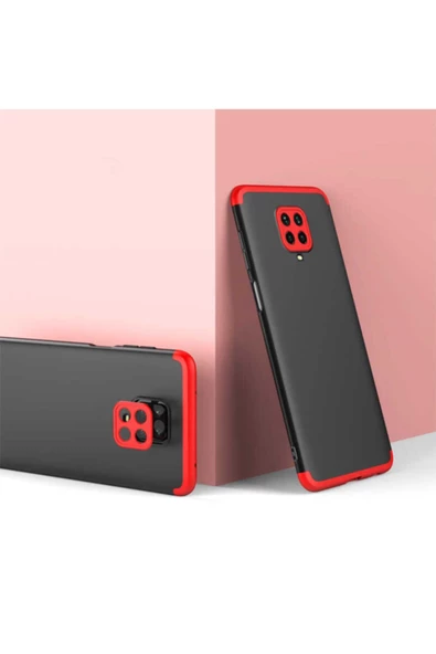 CEPCASE    Xiaomi Redmi Note 9 Pro Kılıf 3 Parça Tam Koruma Zore Ays Kapak