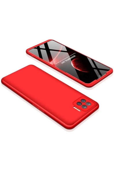 CEPCASE Oppo Reno 4 Lite Kılıf 3 Parça Tam Koruma Zore Ays Kapak ürün görseli 1