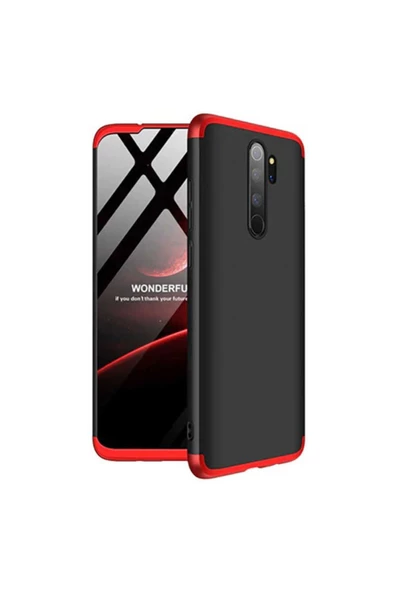 CEPCASE    Xiaomi Redmi Note 8 Pro Kılıf 3 Parça Tam Koruma Zore Ays Kapak
