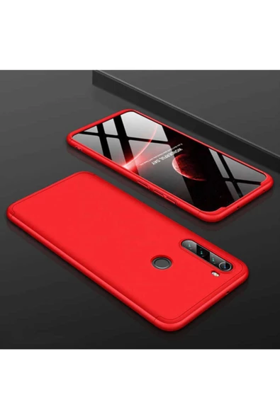 CEPCASE    Xiaomi Redmi Note 8 Kılıf 3 Parça Tam Koruma Zore Ays Kapak