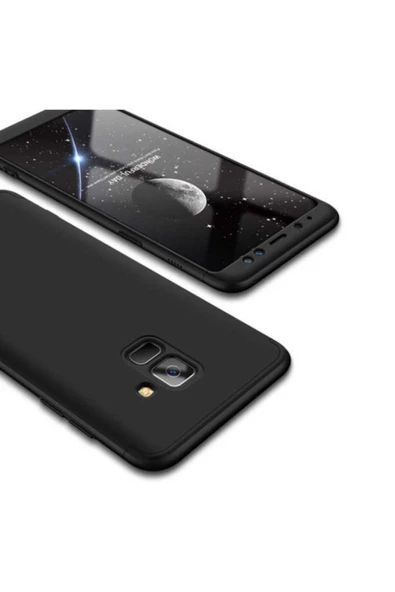 CEPCASE    Galaxy A8 Plus 2018 Kılıf 3 Parça Tam Koruma Zore Ays Kapak - 1
