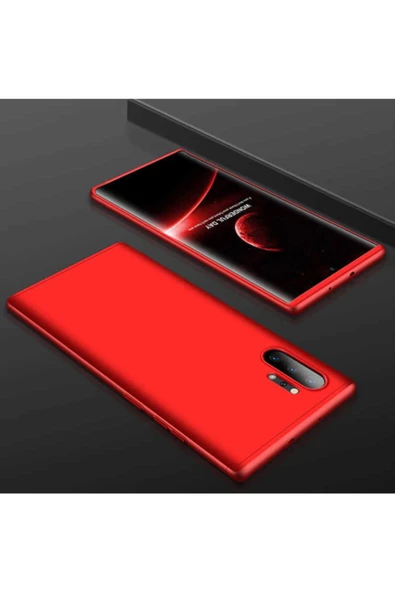 CEPCASE    Galaxy Note 10 Kılıf 3 Parça Tam Koruma Zore Ays Kapak