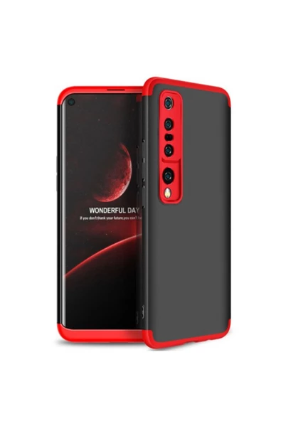 CEPCASE    Xiaomi Mi 10 Pro Kılıf 3 Parça Tam Koruma Zore Ays Kapak