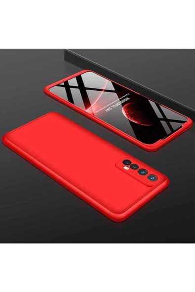 CEPCASE    Realme 7 Kılıf 3 Parça Tam Koruma Zore Ays Kapak
