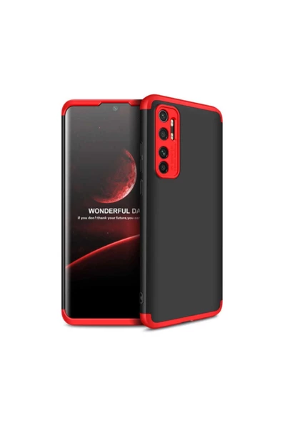 CEPCASE    Xiaomi Mi Note 10 Lite Kılıf 3 Parça Tam Koruma Zore Ays Kapak