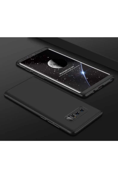 CEPCASE    Galaxy Note 8 Kılıf 3 Parça Tam Koruma Zore Ays Kapak
