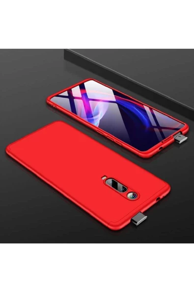 CEPCASE    Xiaomi Mi 9t Kılıf 3 Parça Tam Koruma Zore Ays Kapak