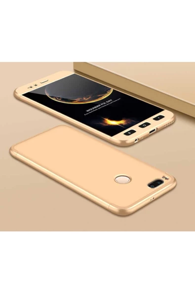 CEPCASE    Xiaomi Mi 5x Kılıf 3 Parça Tam Koruma Zore Ays Kapak