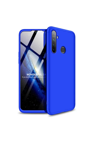 CEPCASE    Realme 5 Kılıf 3 Parça Tam Koruma Zore Ays Kapak - 1