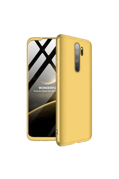 CEPCASE    Xiaomi Redmi Note 8 Pro Kılıf 3 Parça Tam Koruma Zore Ays Kapak