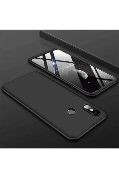 CEPCASE    Xiaomi Mi Max 3 Kılıf 3 Parça Tam Koruma Zore Ays Kapak